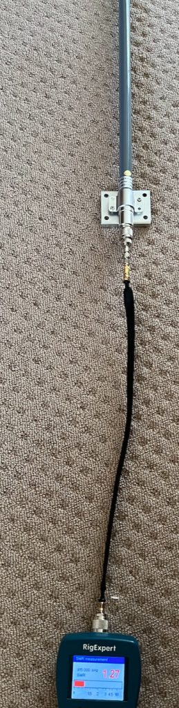 RFshop 6dbi Antenna and LONG Window pass through - SWR