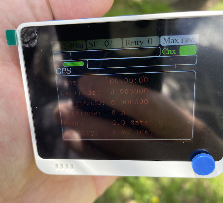 Wio Terminal WioLoRaWANFieldTester No GPS lock