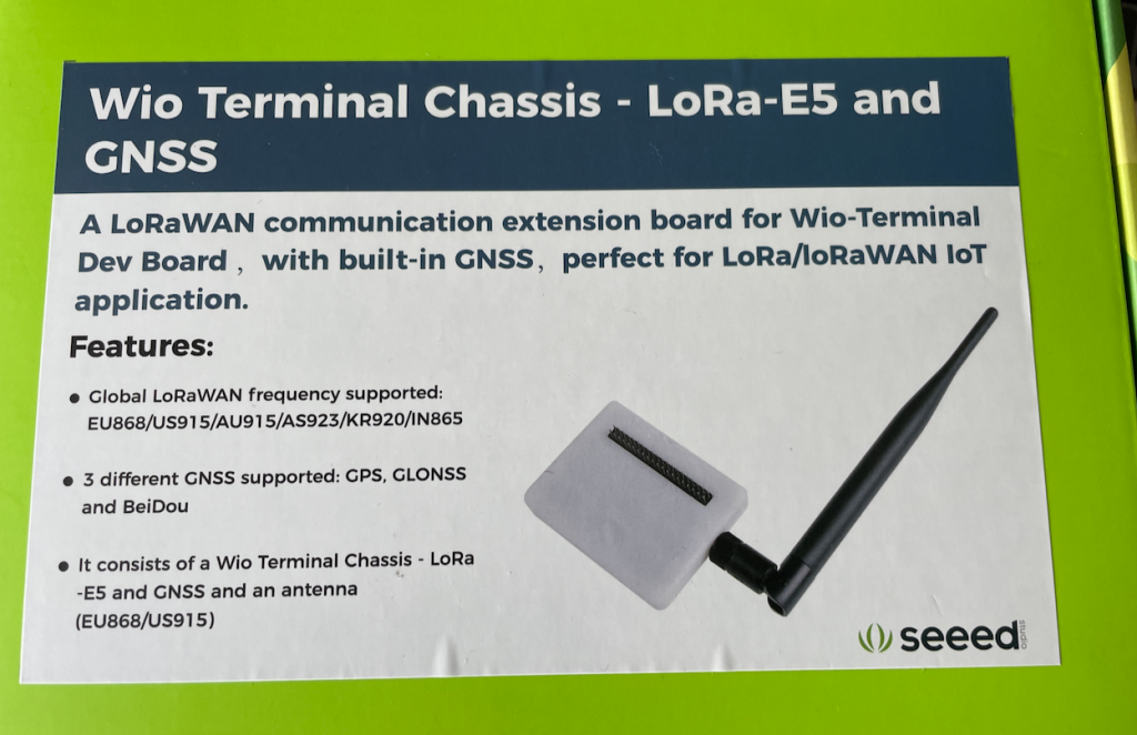 Wio Terminal Chassi - LoRa-E5 and GNSS
