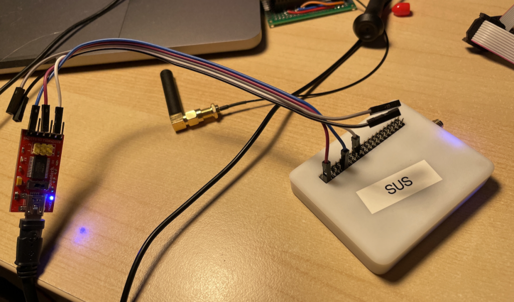 Reading data directly from the LoRa-E5 chassis via FTDI